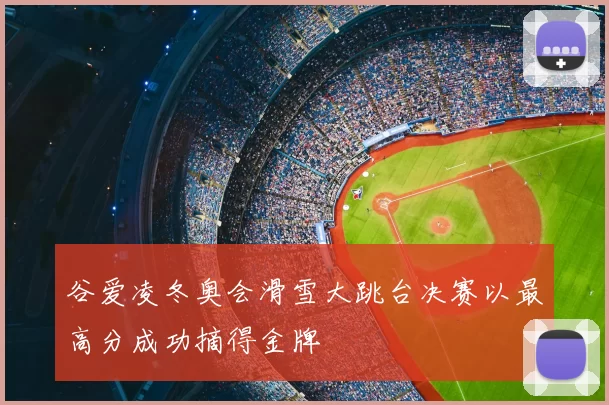 谷爱凌冬奥会滑雪大跳台决赛以最高分成功摘得金牌